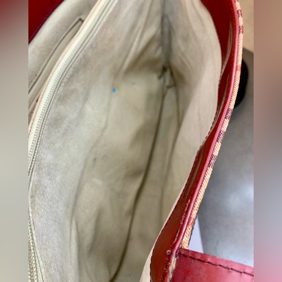 Burberry Tote Tartan Red ~Large - Picture 10 of 12